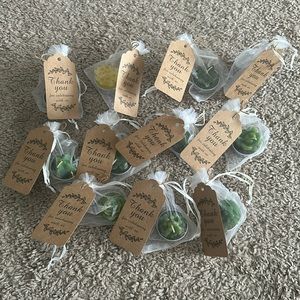 Cactus tea light party favors